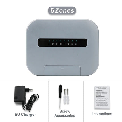6 /8 Station Tuya WiFi Indoor Smart Sprinkler Controller Irrigation System Remote Control by Phone Works with Smartlife EU Plug