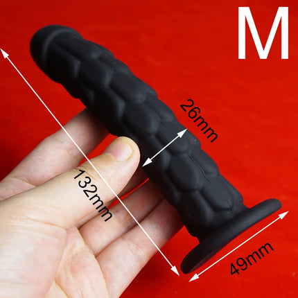 Silicone Penis Anal Dildo With Suction Cup,Dragon Scale But Ass Anus Butt Plug,Analplug Buttplug Butplug,Prostate Sex Toys