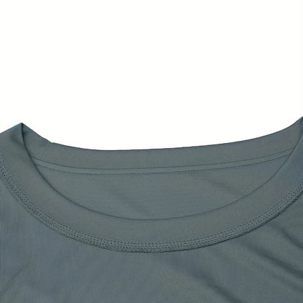 Summer men's urban new letter printed breathable micro elastic round neck T-shirt and pants set outdoor casual wear