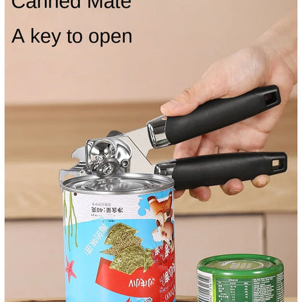 Professional Iron Manual Can Opener Multifunctional Stainless Steel Beer Handle Can Opener Kitchen Gadgets Bottle Openers Jar