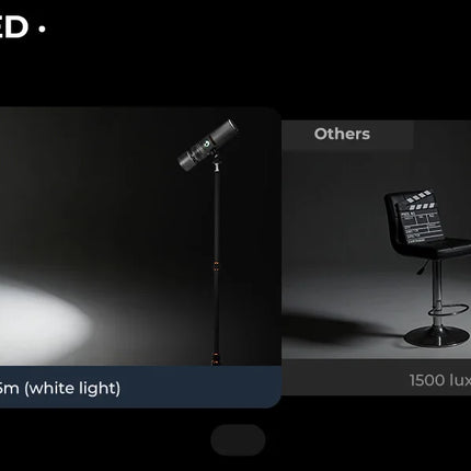 K&F CONCEPT SP25C 25W RGB Photography Flashlight with Mount Stand 20 Gobo 9000mAh Zoomable Video Spotlight 4000 Lux Studio Light