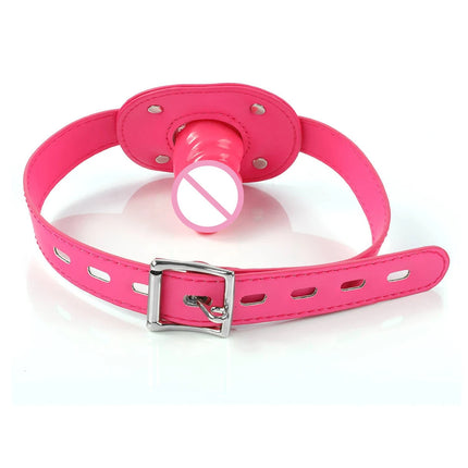 Open Mouth Gag Silicone Ball Dildo Restraint Fetish Flirting BDSM Bondage Sex Toys for Couples Adult Erotic Game Chastity Belt