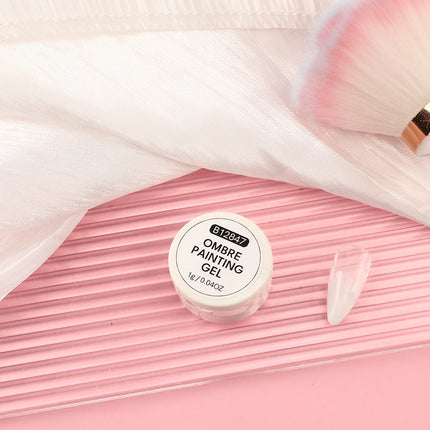 10-Color Cushion Gradient Painting Gel, UV/LED Blush Tap Gel, Nail Art Cushion Tap Gel Painting Tool