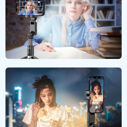 Handheld Gimbal Stabilizer Selfie Stick Tripod For iPhone Android Cell Phone Mobile Smartphone Camera Hand Portable Cellphone