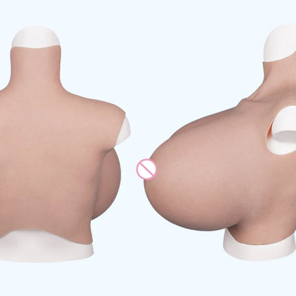 U-CHARMMORE New Process With Bloodshot Design Soft Silicone Breast Forms No-Oil Realistic Boobs For Transvestites