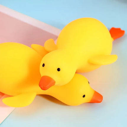 Jumbo Squishy Yellow Duck Fidgets Toys Cute Goose Squeezes Animals Vent Toys Adults Decompression Stretch Toy Friends Best Gift