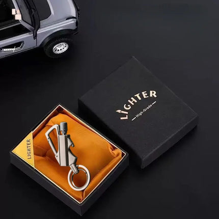 2026 New Multifunctional Match Kerosine Lighter Keychain Outdoor Waterproof Portable Igniter Smoking Accessories Gift Wholesale
