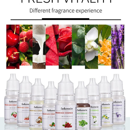 12PCS DIY Fragrance Flavor Vegan Natural Flavoring Oil Scents Essence Oil Drops Liquid Pigment Dyeing For Lip Gloss Diy Use