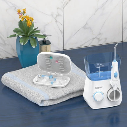 600ml Professional Oral Water Flosser 10-Pressure Electric Oral Irrigator 7 Tips Braces Clean 600 ml Dental Jet Home Travel