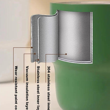 304 Stainless Steel Vacuum Tumbler, Portable Travel Mug for Hot & Cold Beverages - 255ml Travel, Coffee, Party Cup in 16 Colors
