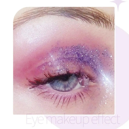 Diamond Mascara Shiny Galaxy Sequins Glitter Lash Mascara Eyelashes Waterproof Fast Dry Curling Thick Mascara Shimmer Makeup