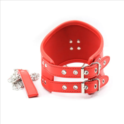 Role-playing SM Leather Posture BDSM Collar Sexual,Adult Game,Role Play,Choker Bondage Restraint,Submissive,Sex Toys for Couple