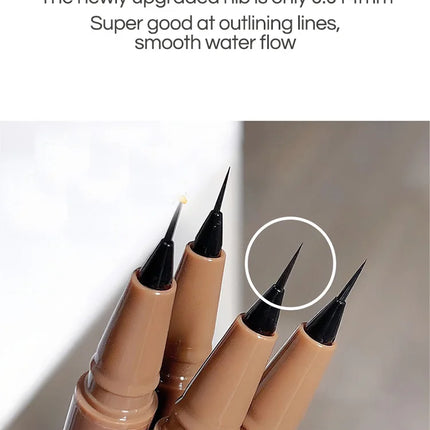 GEGE BEAR Precision Tip Fast Driving Quick Draw Liquid Eyeliner Pen Daily Use Waterproof Smudge Proof Long Last Eyeliner Pencil
