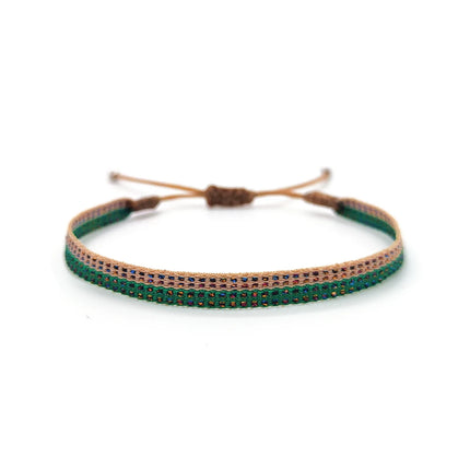 KKBEAD Colombia Bracelet Cloth Fabric Bracelets for Women Men Handwoven Braided Wristband Gift Wholesale Boho Friendship Jewelry