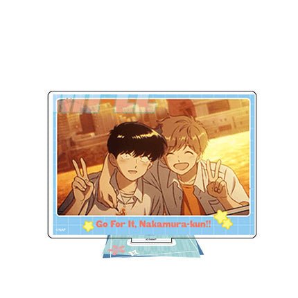 Go For It, Nakamura! New style Okuto Nakamura Aiki Hirose 15CM Cute Anime Acrylic Stand keychain Cosplay Desk Decor Collect gift