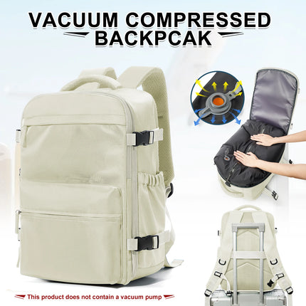 Ryanair Backpack Travel Cabin Airplane Backpack, Air Vacuum Compression Backpack, Women Men Backpack Business Laptop Bag Handbag