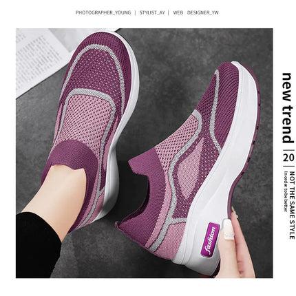 Women's Luxary Chunky Sneakers 2025 trend Fashion Mesh Breathable Shoes for women Sports Running Casual Ladies Fitness Vulcanize