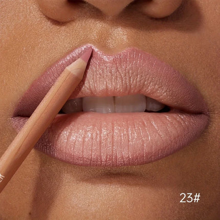 Matte lip liner pen, super smooth and easy to color, outlining clear lip shapes, a must-have for beginners, single pack