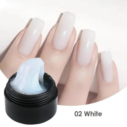 5ml Crystal Soft Solid Extension Nail Gel Pink Carving Clear Acrylic Nude Flower Jelly Shaping DIY Model Manicure Varnish Tools