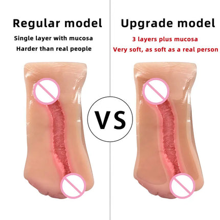 Sex Toys for Men Vagina Male Masturbators Cup Real Pussy Real Vagina Sextoys Silicone Adult Product 3D Realistic Masturbator