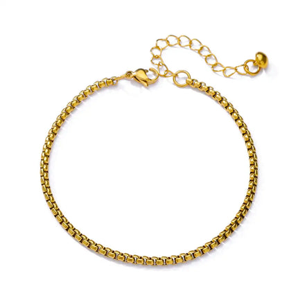 Colorful Boho Drops Anklets For Women Gold Color Stainless Steel Geometric Anklet Luxury Wedding Aesthetic Summer Jewelry Gift