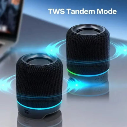 2-in-1 Magnetic Split Bluetooth Speaker Split&Combine Design HiFi Stereo Sound Modular Bluetooth Speaker TWS Interconnect