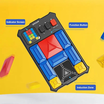 jigsaw Huarong Road Sliding Puzzle Magic Smart Sensor Game Educational Training Brain Teaser Challenge Board Fidget Toy Kid Gift