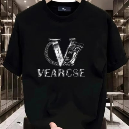 2026 New Men's 100_cotton Oversized Luxury Graphics Fashionable Brand Shirt Summer Women's Hot Sale O-neck Short Sleeve Tshirt