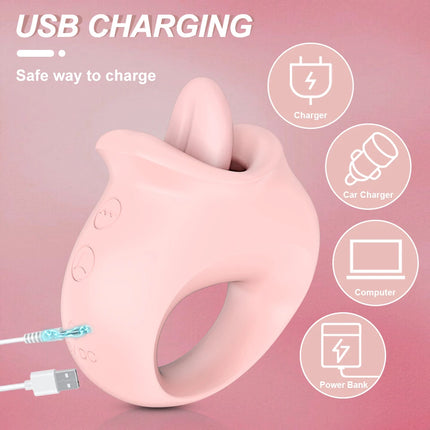 Tongue Licking Vibrator for Women Clitoris Sucker Swing Oral Nipple Stimulator Female Sex Toys Adults Goods for Couple