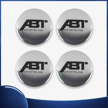 4pcs 56mm Car Wheel Center Sticker for Volkswagen VW GTI ABT Golf 5 6 Polo Passat Tiguan CC Beetle Touran Scirocco Sharan SR32