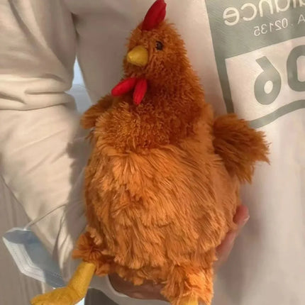 New Simulation Hen & Rooster Plush Doll Soft Stuffed Animal Toy Creative Kids Gift for Children