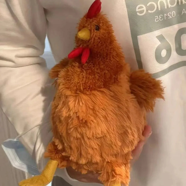 New Simulation Hen & Rooster Plush Doll Soft Stuffed Animal Toy Creative Kids Gift for Children