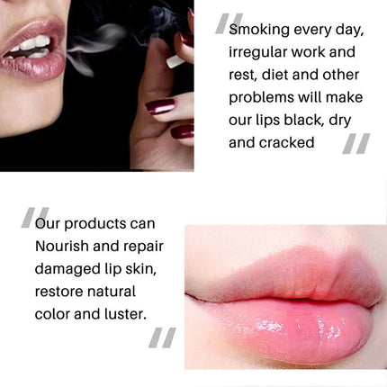 Lip Scrub for Dark Lips Pink Lips Balm Exfoliante Moisturizing Reduce Pigmentation Anti-Cracking Sugar Scrub Lighten
