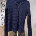 navy striped / One Size