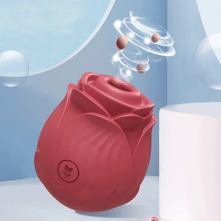 Rose-Sucking Vibrator for Women Thrusting Dildo Nipple Vacuum Sucker Clitoris Stimulator Female Vibrating Egg Adult Sex Toys