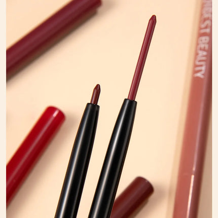 12-Piece Lip Liner Set - Long-Lasting, Waterproof, Nude Shades with Plant Squalane - Perfect Valentine's Day Gift for Her, Moist