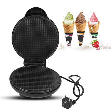 Electric Egg Roll Maker Waffle Baking Pan Ice Cream Cone Machine for Home