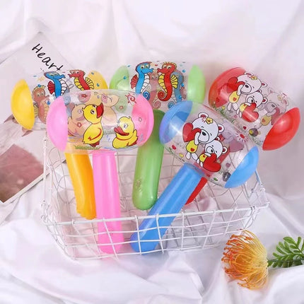 5pcs Inflatable Hammer with Bell Cute Cartoon Blowing Party Supplies Inflatable Toys Swimming Pool Baby Toys Children's Toys