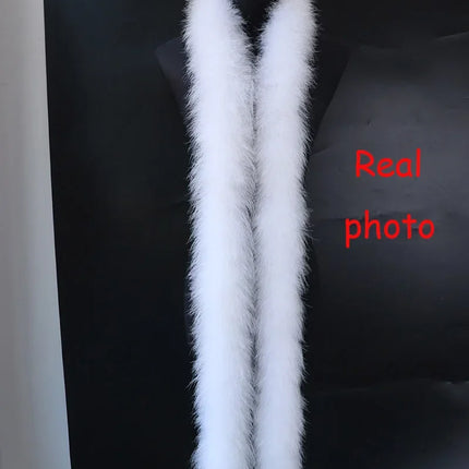2M Soft Turkey Marabou Feather Boa 11-50g for Scarf Clothing Christmas Tree Decor Shawl Craft Costume Wedding Dress Plume Boas