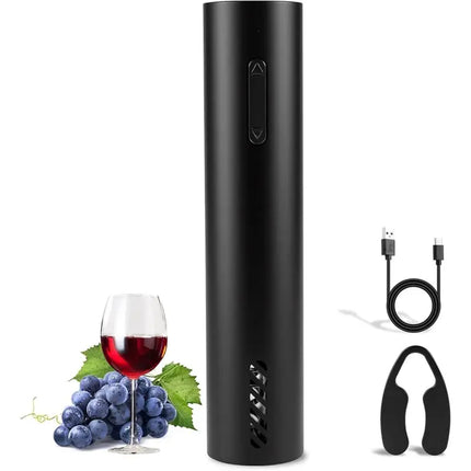 A98I-Rechargeable Battery Operated Wine Opener With Foil Cutter, Electric Wine Bottle Opener For Home, Kitchen, Party, Wedding