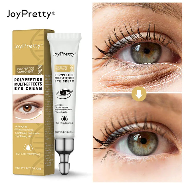 Joypretty Polypeptide Multi-effects Eye Cream 0.7oz Lifting Refining Moisturizing Eye Cream Anti Aging Eye Cream Wrinkle Removal