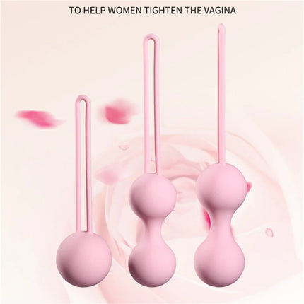 Silicone Kegel Exercise Balls –Vaginal Tightening Machine Essential Women’s Intimate Fitness Toy Safety Women's Vaginal Massager