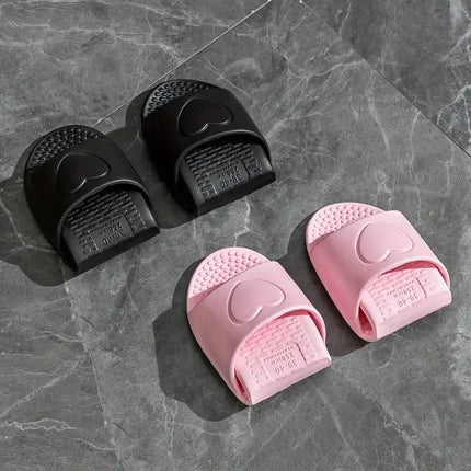 EVA Soft Foldable Slippers for Women Portable Travel Indoor Bathroom Massage Sandals Unisex Quick Dry Non Slip Flat Home Slides