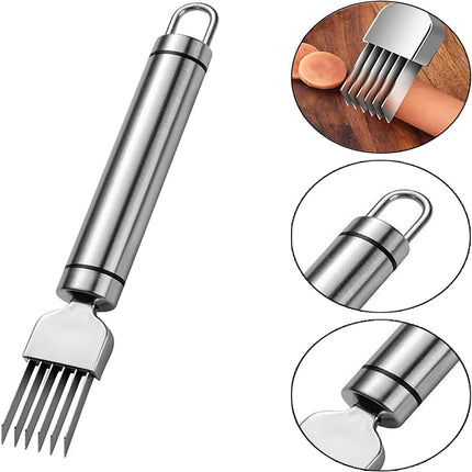 Stainless Steel Chopped Green Onion Knife Scallion Cutter Knife Onion Slicer Cutter Vegetable Fruit Shredder Kitchen Gadget