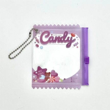 1PC Candy Bar Bag Badge Storage Case Pendant Protective Shell Card Doll Bag Pendant Keychain﻿