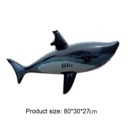 1-5PCS Floating Shark Water Swimming Pool Float Whale Fish Animals Toys Kids Adults Inflatable Float Toy Pool Accessories