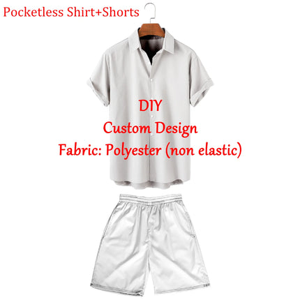 Customized Men's Summer Hawaiian Short Sleeve Shirts Women's 3D Custom Design Tops T-shirt Factory Outlet Long Sleeve Shirt