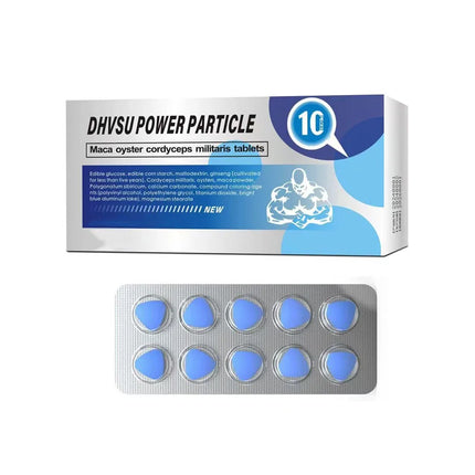 Blue Pills Male Max Energy Supplement with Natural Oyster & Ginseng Organic Epimedium Ginseng Capsule for Health and Well-Being