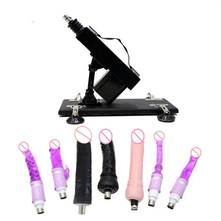 Powerful Vibrator Automatic Telescopic Sex Machine With Dildo Attachments Female Vagina Anal Masturbation Sex Toys For Women Men