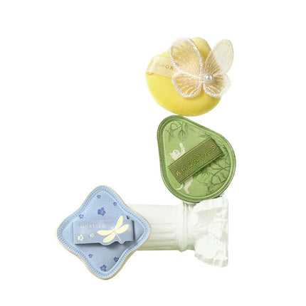 Artist Series Mini Finger Sponge Waterdrop Shape Peach Shape Hydrophilic Polyurethane Dry Sponge for Makeup Application